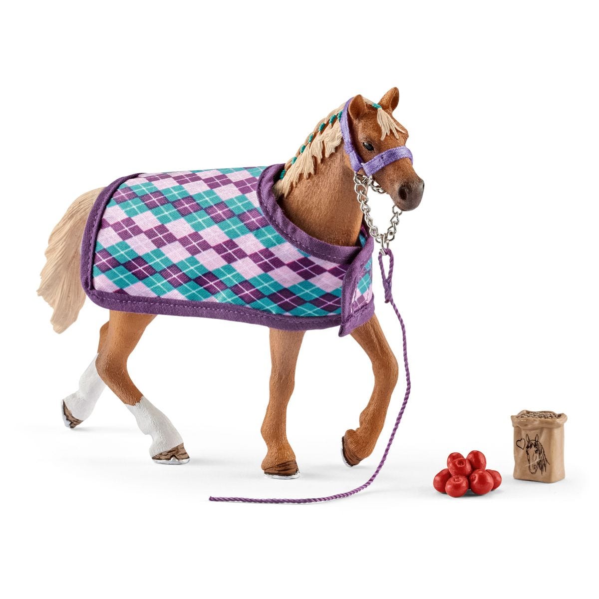 Purosangue inglese con coperta 42360 HORSE CLUB | schleich, image size:1200x1200