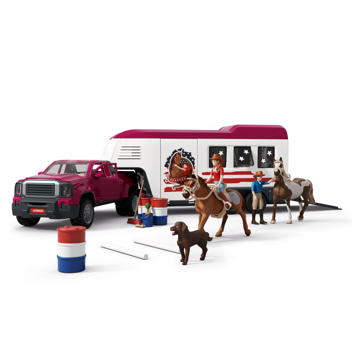 Camion Lakeside con rimorchio