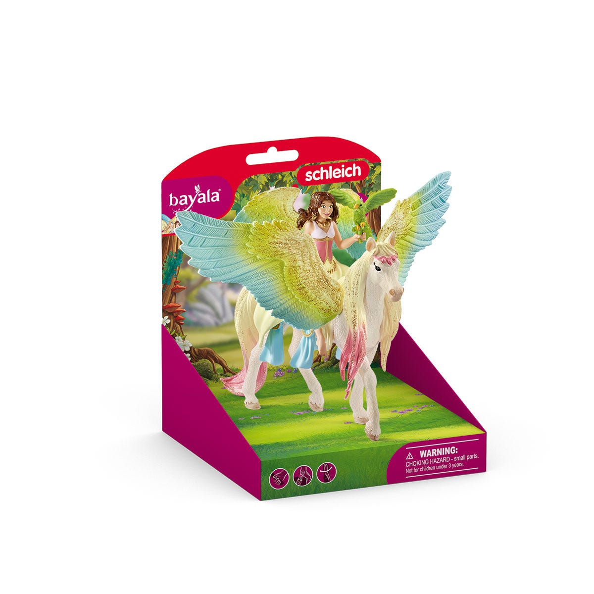 Fata Sura con Pegaso glitterato