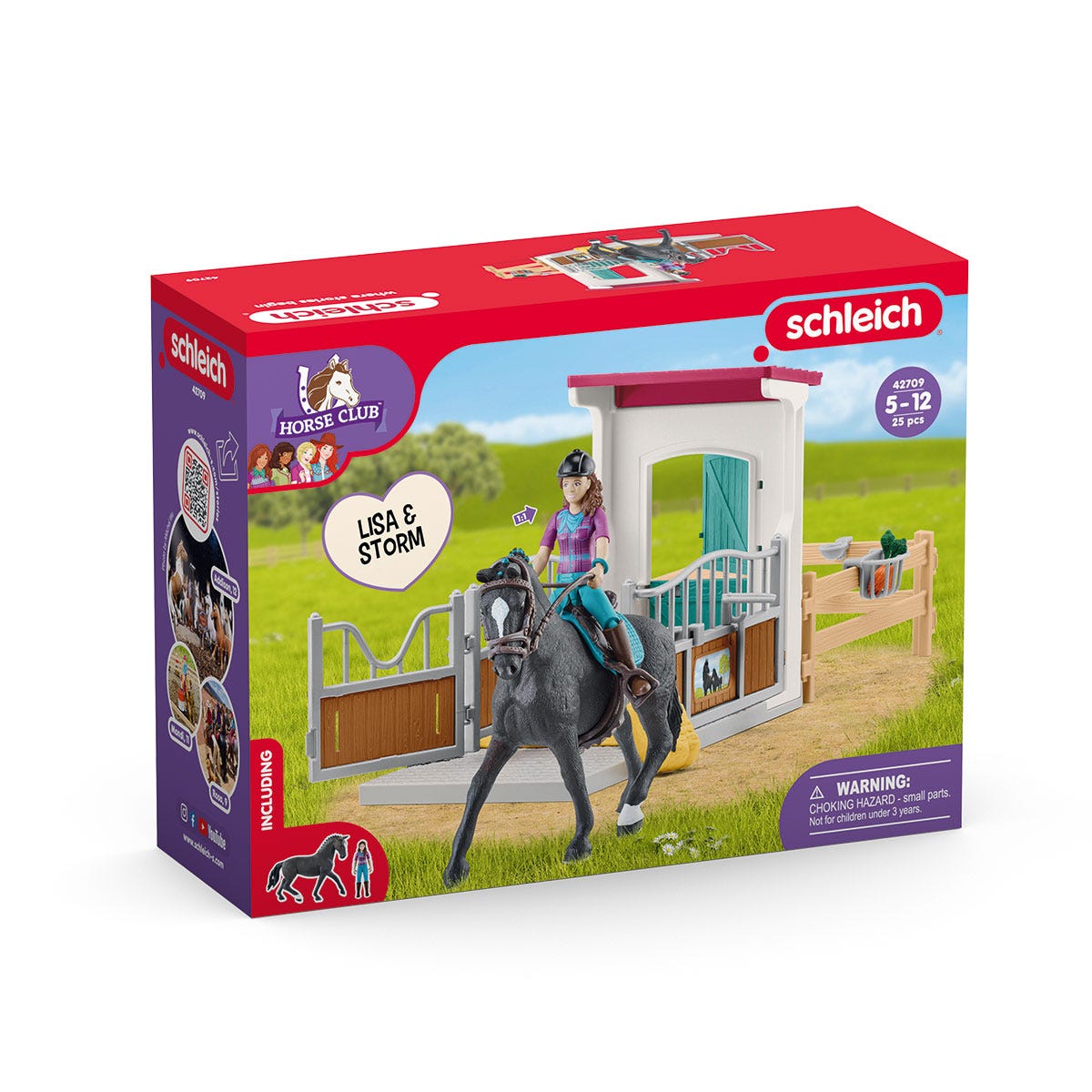 Box Per Cavalli Con Lisa E Storm Di Horse Club 42709 HORSE CLUB Schleich box-per-cavalli-con-lisa-e-storm-di-horse-club-42709-horse-club-schleich