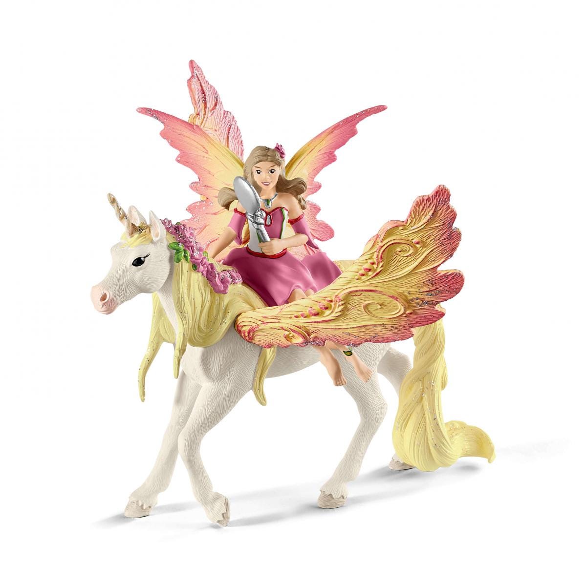 Fata Feya con unicorno Pegaso