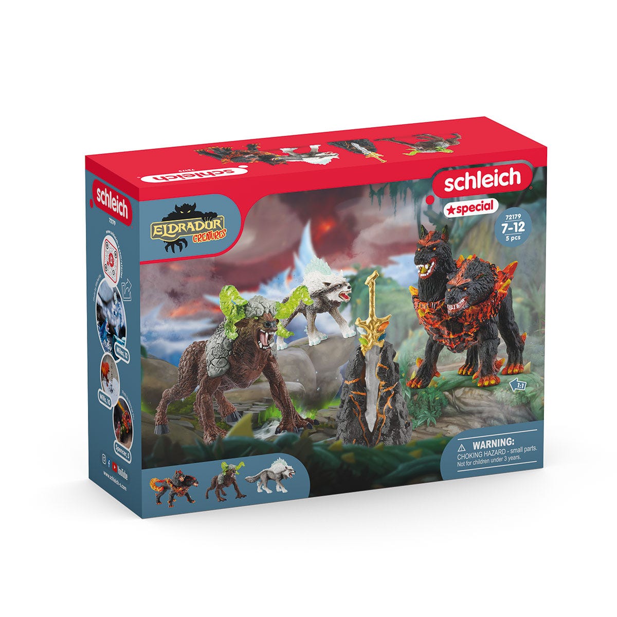 Schleich Eldorado Monsters フィギュアセット Amazon.co.jp: Schleich Eldrador Creatures 3ピース モンスター