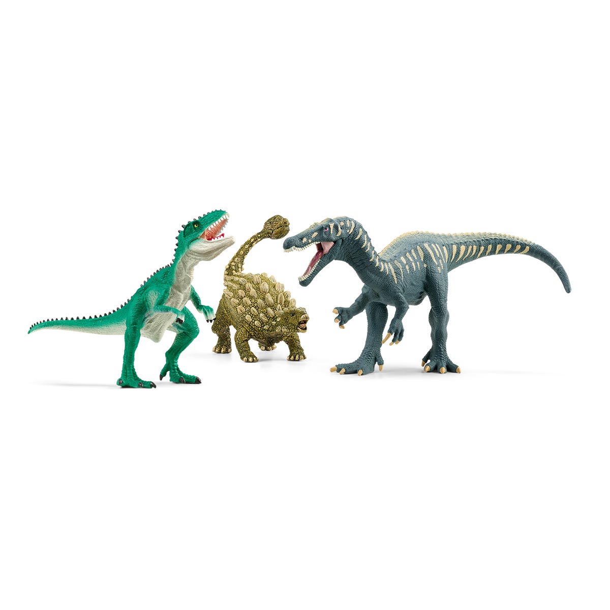 L'attacco del trio di dinosauri