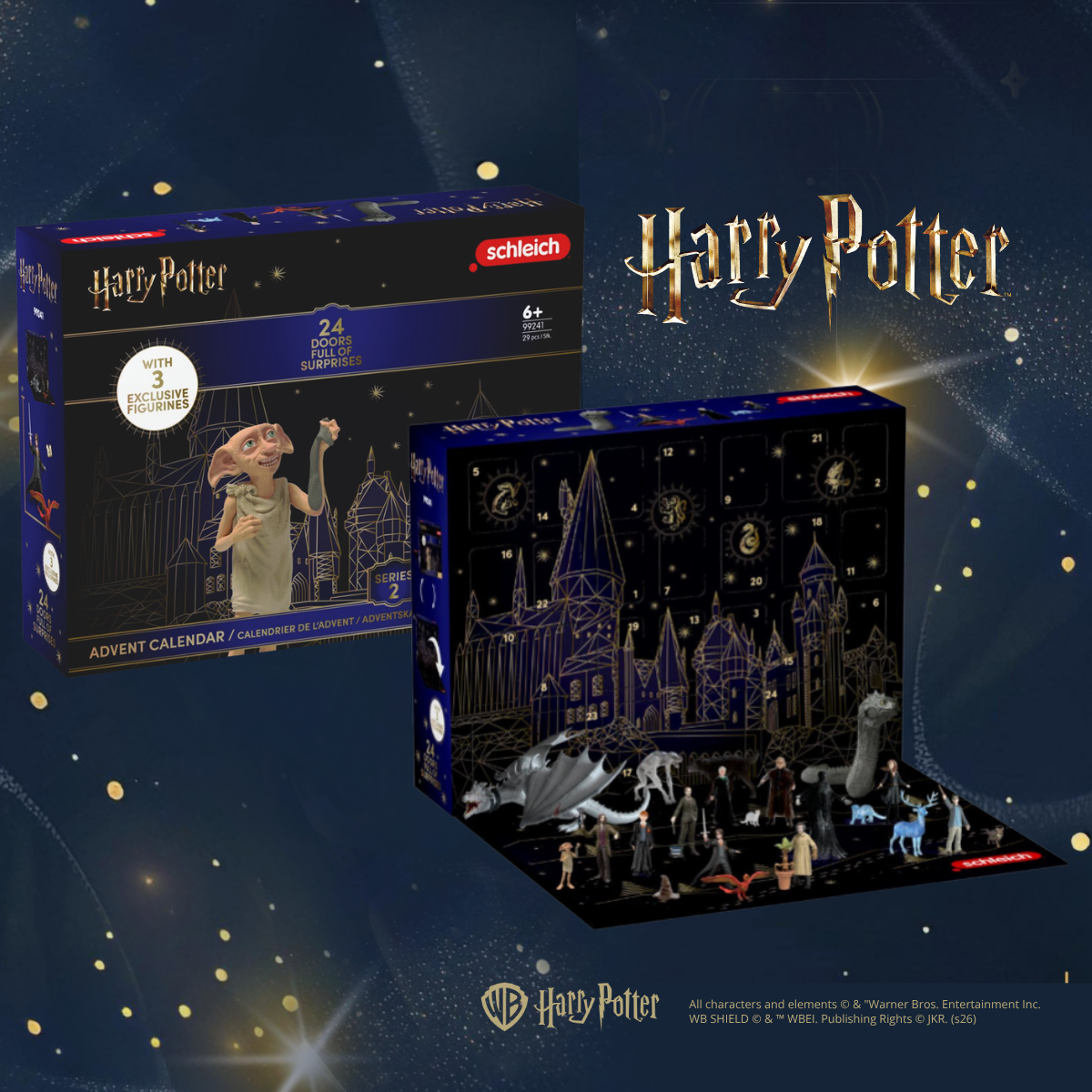 Harry Potter Mini Figurine Calendario dell'Avvento Serie 2